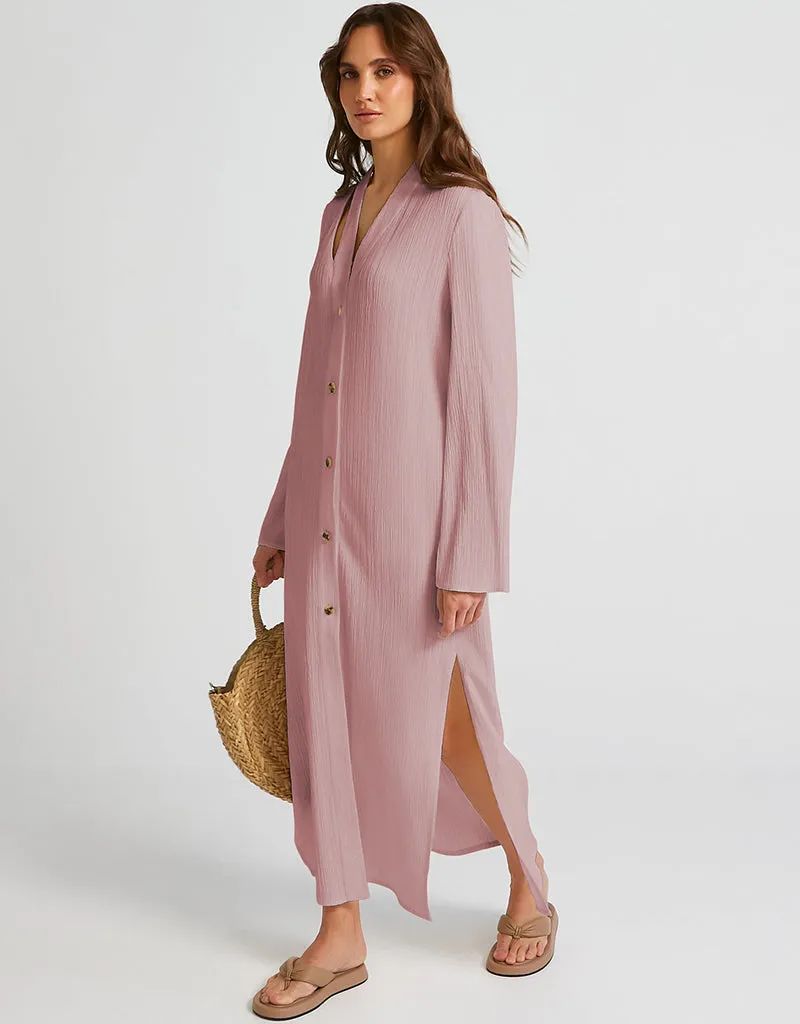 Baby Pink Heavy Designer Heavy Fancy Maxi Dress