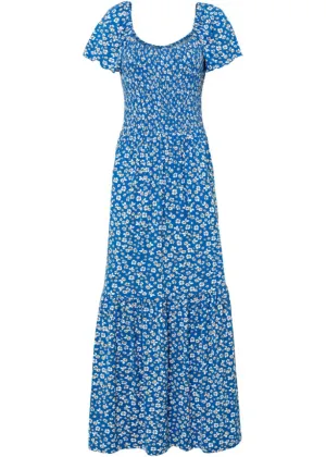Bodyflirt Eco Viscose Printed Maxi Dress, Blue