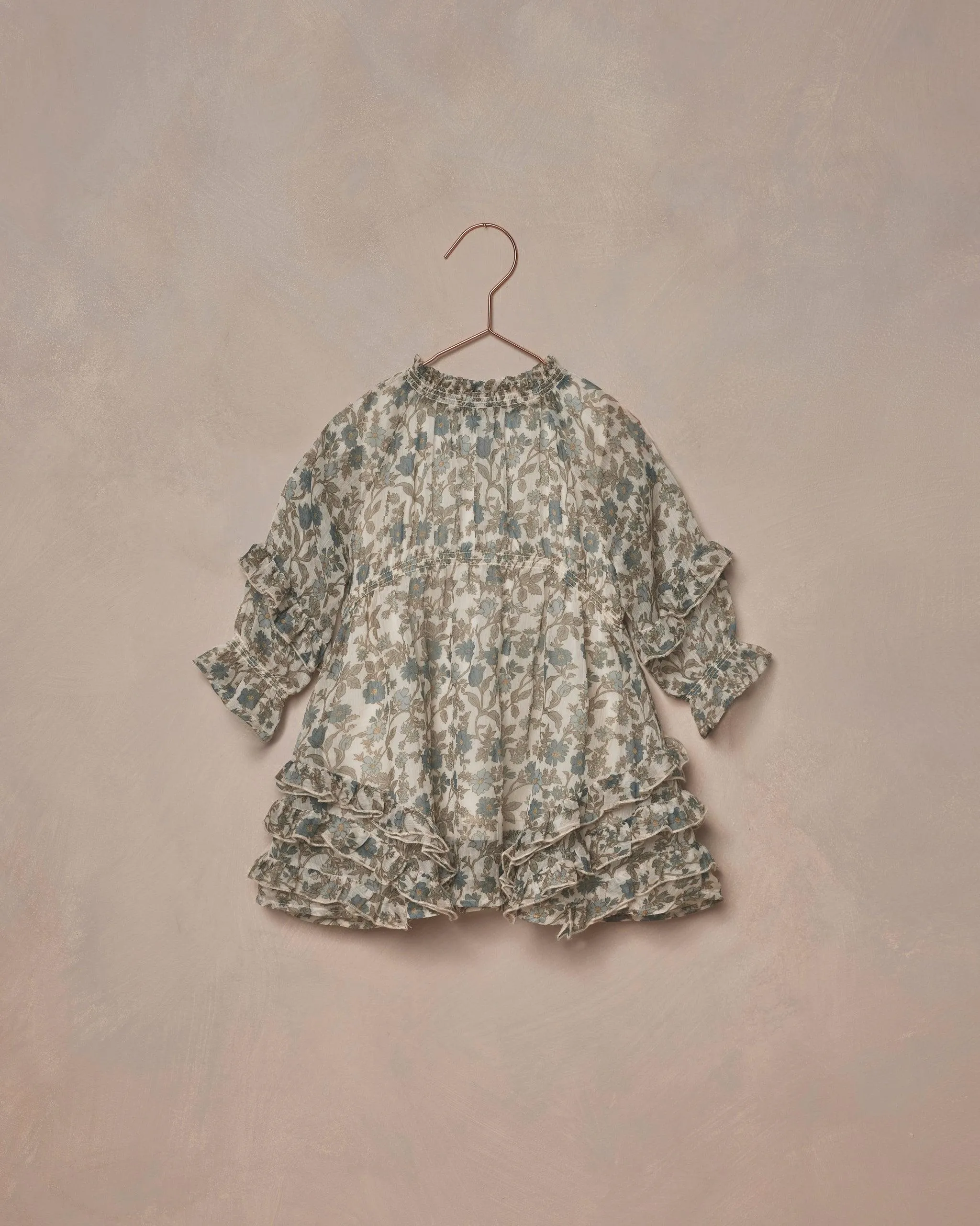 Girls Dresses | Mirabelle Dress in Cornflower Blue | Noralee
