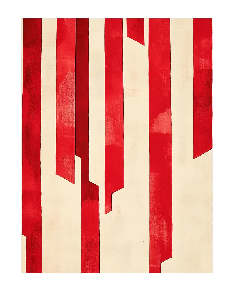 Vertical Red Poster
